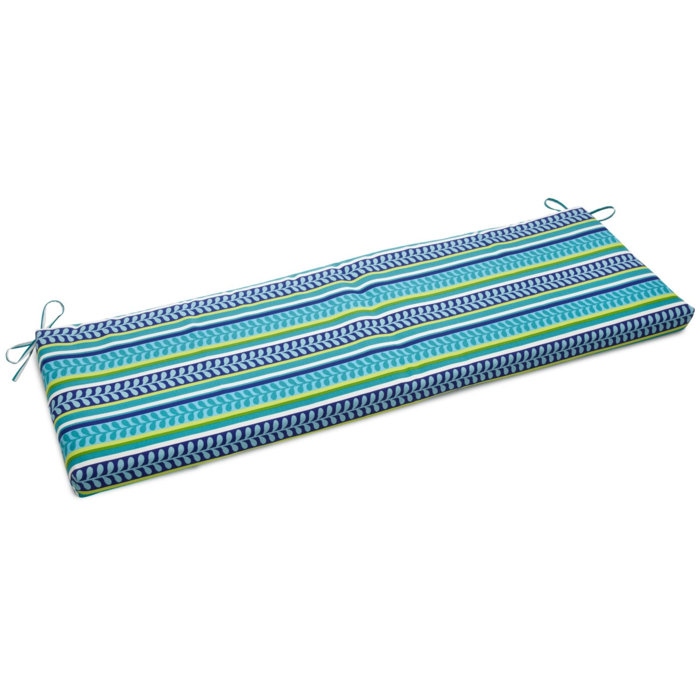 Blazing Needles Outdoor 3'' Bench Seat Cushion & Reviews Wayfair